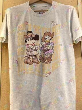 Disney Parks Disneyland Best in the Wild West Cowgirls Minnie & Daisy Shirt